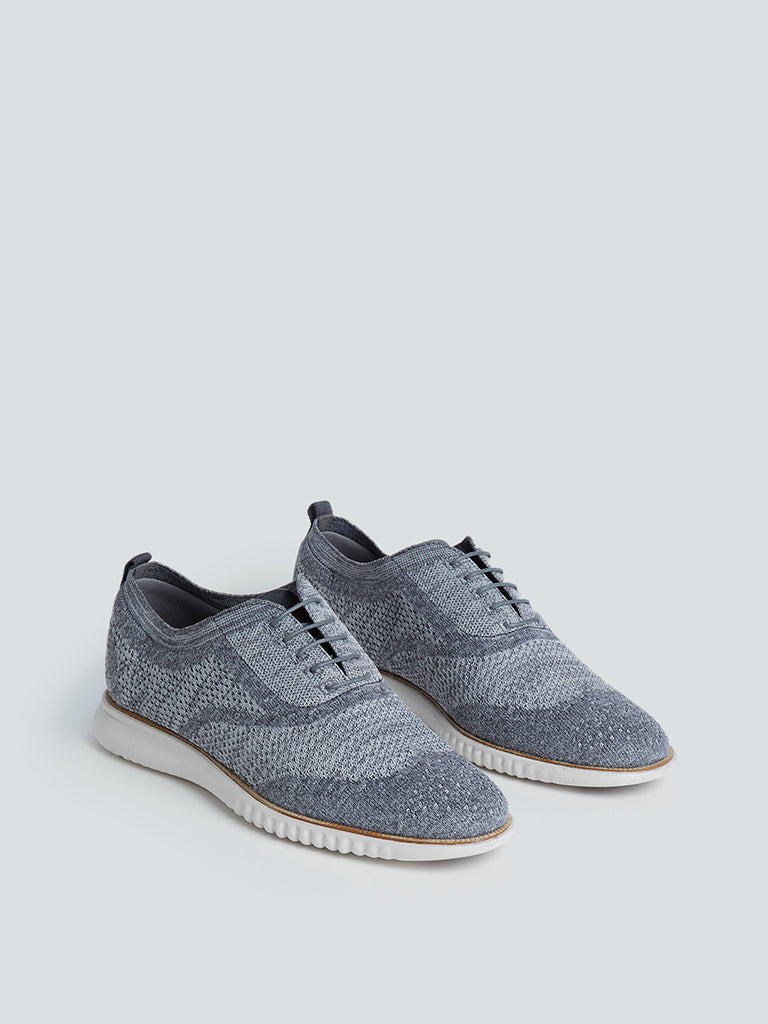 SOLEPLAY Grey Knitted Sneakers